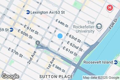 Map image of the property - 350 E 62nd St