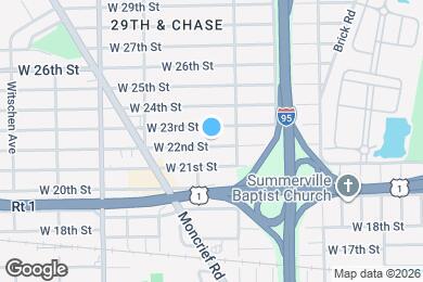 Map image of the property - 1115 W 22nd St