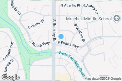 Map image of the property - 2094 S Pagosa St