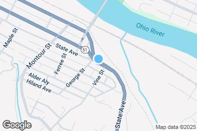 Map image of the property - 1712 State Ave