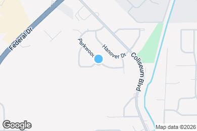 Map image of the property - 929 Parkwood Dr