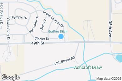 Map image of the property - 3904 Glacier Dr