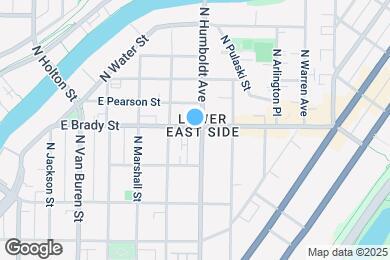 Map image of the property - 1035 E Brady St