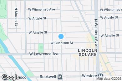 Map image of the property - 4846 N Rockwell St