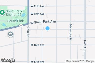 Map image of the property - 439 W 14th Ave