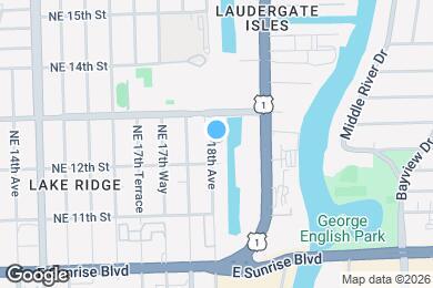 Map image of the property - 1224 NE 18th Ave