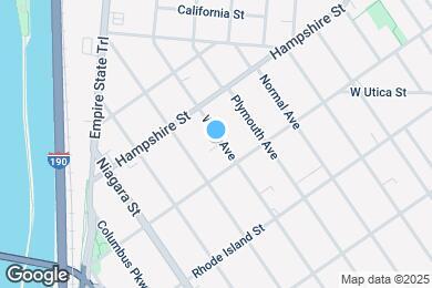 Map image of the property - 702 West Ave