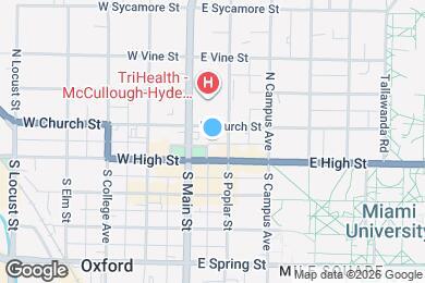 Map image of the property - Student Housing- 52 East Park Place