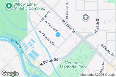 Map image of the property - 3925 W Garnet St