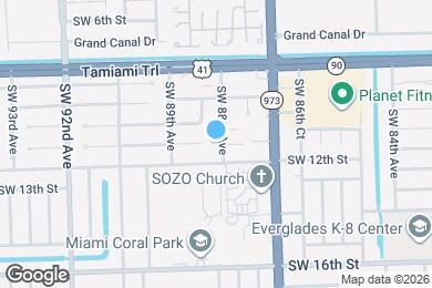 Map image of the property - 1100 SW 88th Ave