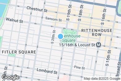 Map image of the property - 224 W Rittenhouse Sq