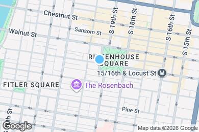 Map image of the property - 224 W Rittenhouse Square