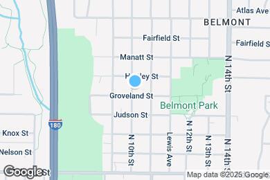 Map image of the property - 3500 N 10th St