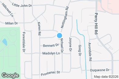 Map image of the property - 610 Sir Michael Dr