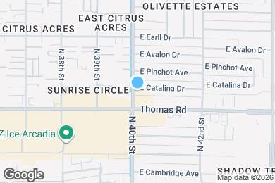 Map image of the property - 3725 E Catalina Dr