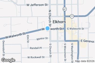Map image of the property - 205 W Walworth St