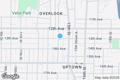 Map image of the property - 1302 14th St