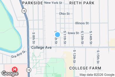 Map image of the property - 1608 S 10th St