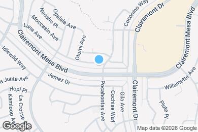 Map image of the property - 3561 Luna Ave