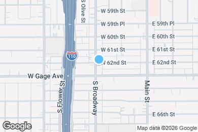 Map image of the property - 6200 S Broadway