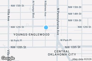 Map image of the property - 1208 N Barnes Ave