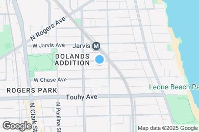 Map image of the property - 1517 W Sherwin Ave