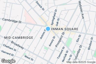 Map image of the property - 123 Inman St