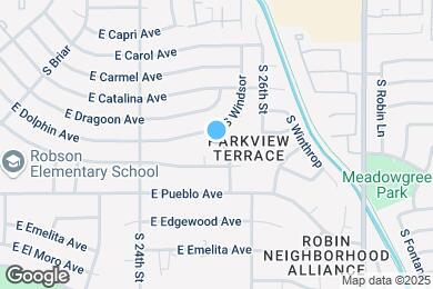 Map image of the property - 708 S Windsor
