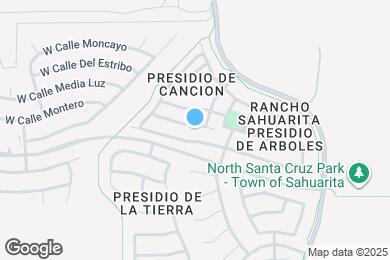 Map image of the property - 138 E Calle Del Rondador