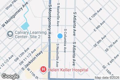 Map image of the property - 907 N Nashville Ave