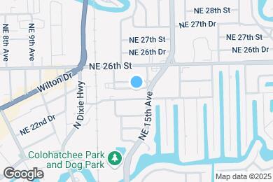 Map image of the property - 1448 NE 24th Ct