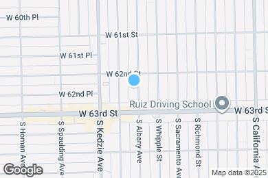 Map image of the property - 6222 S Albany Ave