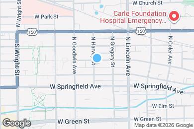 Map image of the property - 208 N Harvey
