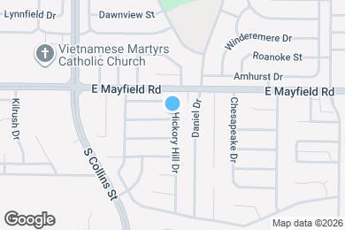 Map image of the property - 1211 Cedar Hill Ln