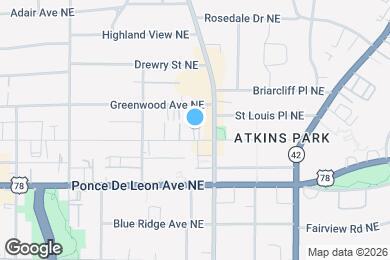 Map image of the property - 1048 St Charles Ave NE