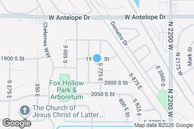 Map image of the property - 1934 S 725 E