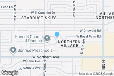 Map image of the property - 3830 W Royal Palm Rd