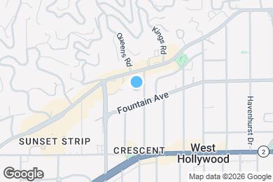 Map image of the property - 1323 N Olive Dr