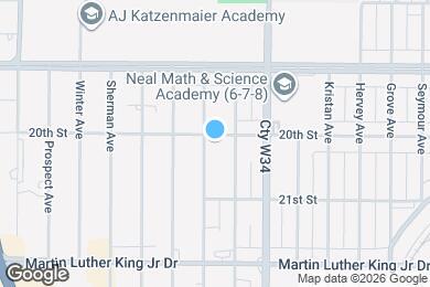 Map image of the property - 2113 20th St
