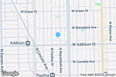 Map image of the property - 3622 N Marshfield Ave