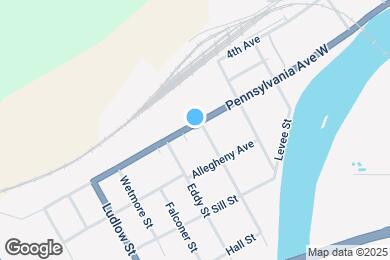Map image of the property - 1403 Pennsylvania Ave W