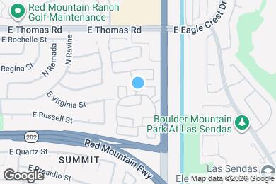 Map image of the property - 6702 E Rollins St