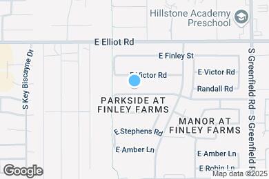 Map image of the property - 2060 E Sierra Madre Ave