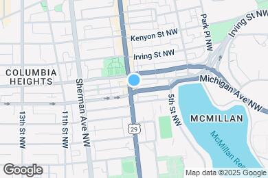 Map image of the property - 2903 Georgia Ave NW
