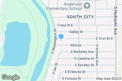 Map image of the property - 1109 E 31st St S