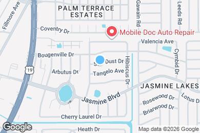 Map image of the property - 7310 Star Dust Dr