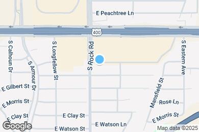 Map image of the property - 8013 E Orme St