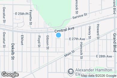 Map image of the property - 2701 Greene St