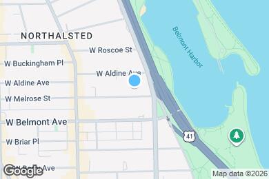 Map image of the property - 422 W Melrose St