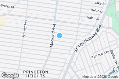 Map image of the property - 5164 Goethe Ave